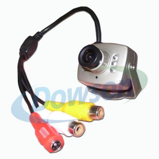 Mini Spy Hidden Pinhole Audio Camera CCTV Surveillance