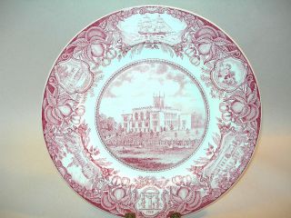 Wedgwood China Historical Plate Milledgeville Georgia