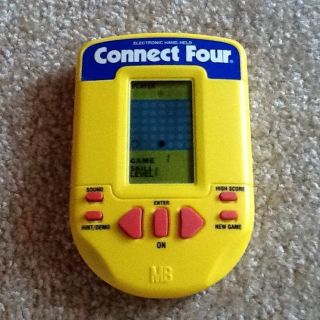 MB Milton Bradley CONNECT FOUR 4 Electronic Handheld Portable Game