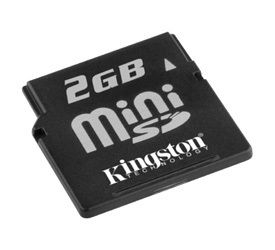 Kingston Mini SD 2GB Memory Card