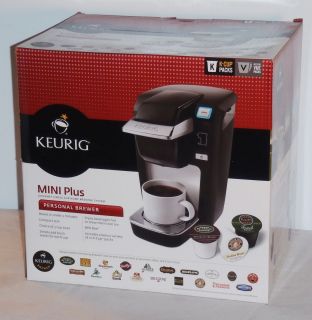 Keurig Mini Plus Black Personal Brewer Coffee Maker New