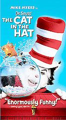 Dr. Seuss The Cat in the Hat VHS, 2004, Paper Case Packaging Edition