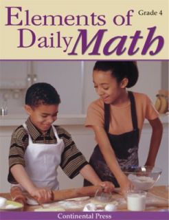 Elements of Daily Math  Grade 4 by Cont