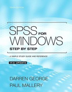 SPSS for Windows by Paul Mallery and Darren George 2009, Paperback