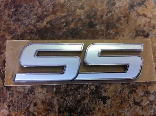 Impala Malibu SS rear WHITE EMBLEM new OEM (Fits 2008 Impala