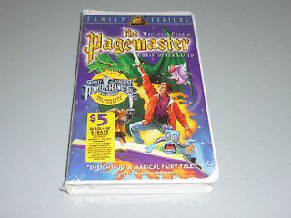 NEW SEALED The Pagemaster (VHS, 1995, Clamshell) FAST 1 Day handling