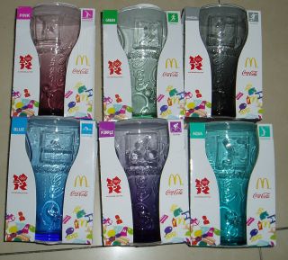 rare china 2012 London Olympic Games McDonalds Coca Cola Cup glass