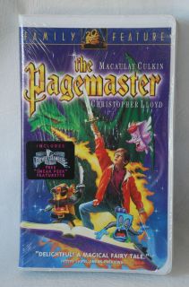 Never opened   the Pagemaster VHS  20th Century Fox