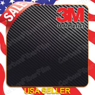 3M 1080 Series BLACK CARBON FIBER Vinyl Vehicle Wrap Film Sheet 5 x 8