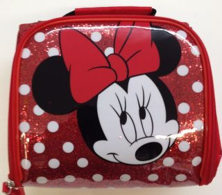 MINNIE MOUSE RED Insulated Lunch Box Bag Container sandwich