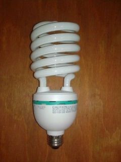 65 Watt Daylight Compact Fluorescent Photo Lamp 5000K Light Bulb CFL