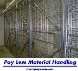 PANELS NEW WAREHOUSE WIRE SECURITY CAGES, WIRE FENCING ENCLOSURES CALL