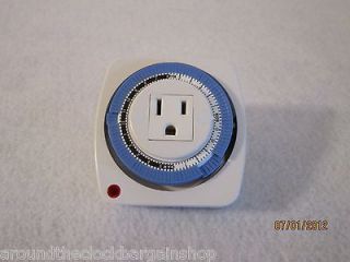 Utilitech 4 Outlet Timer   Mechanical Residential Plug In Timer