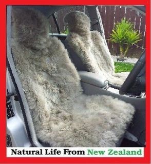 Premium Quality NZ long wool Sheepskin car seat cover