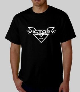 Victory Motorcycle T SHIRT Hardball Cross Vision Judge 8 ball Vega