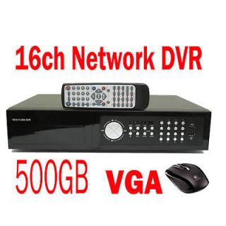 Newly listed 16CH Network DVR H264 Security SYSTEM CCTV + 500GB HD