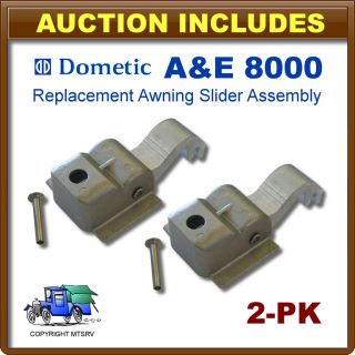 Replacement Awning Slider Assembly w/ Rivet 2 Pack 8000 8500 9000