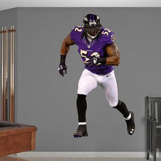 Ray Lewis FATHEAD Baltimore Ravens NFL Official Vinyl Wall Graphic