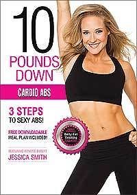 10 POUNDS DOWN CARDIO ABS WORKOUT DVD (exercise and fitness video