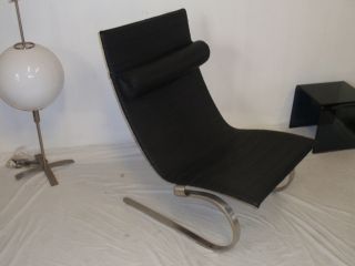 Leather Relaxer Inspired by Poul Kjaerholm From Italy
