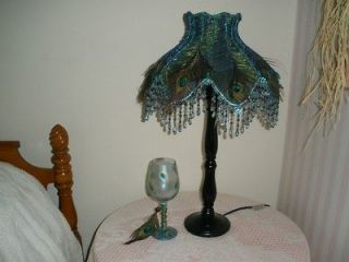 PEACOCK LAMP GORGEOUS 