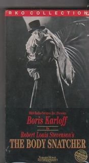 THE BODY SNATCHER VHS BORIS KARLOFF BELA LUGOSI