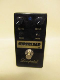 LOVEPEDAL CUSTOM EFFECTS SUPER LEAD GUITAR OVERDRIVE DISTORTION PEDAL