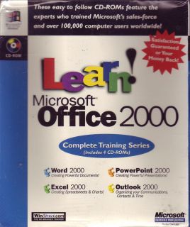 Office 2000    NEW CD Rom Software Word Excel PowerPoint Outlook