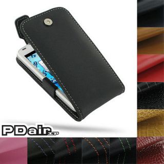 Leather Case for Acer Liquid Gallant Duo E350 (TOP Type W/Clip) by