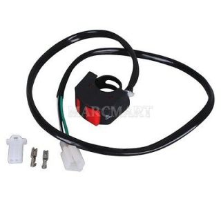 Motorcycle Handlebar Accident Hazard Light 2 Wires Switch ON/OFF
