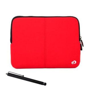 Acer Iconia Tab A100 7 Inch Android Tablet Sleeve Pouch Case Bag Red w