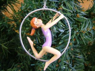 New Girl Ring Acrobat Cirque Circus Purple Outfit Gymnastic Christmas