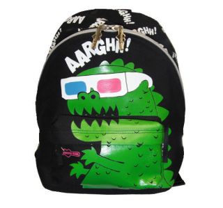 Newbreed Girl 3D Dino Raver Back Pack, Emo,Kawaii,Funny,Rave,Rucksack