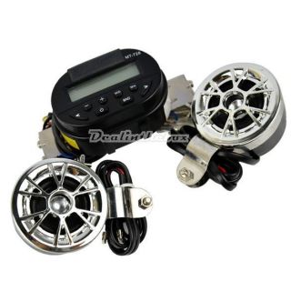 Motorcycle/ATV FM Radio Waterproof  stereo speaker system Set D0X8