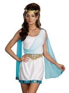 Sexy Womens Roman Greek Goddess Toga Halloween Costume