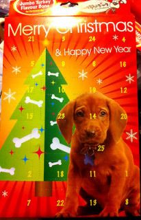 Christmas Dog Advent Calendar with Treats