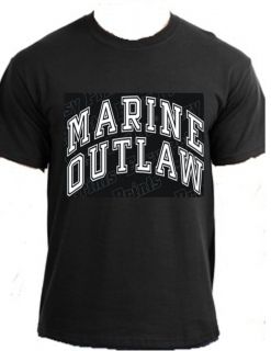 MARINE OUTLAW american military apparel custom t shirt