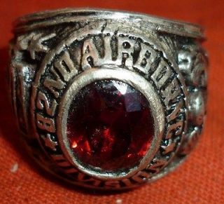 St158   RING   82nd Airborne PARAS   Silver   US SIZE 8.5   SML/MED
