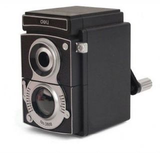 New Kikkerland Camera Pencil Sharpener Black SC12 