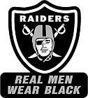 RAIDERS LARGE WHITE SILVER PINK WINDOW DECAL AL DAVIS JUST WIN BABY