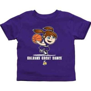 Albany Great Danes Toddler Girls Basketball T Shirt   Purple