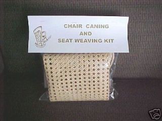 Chair cane caning seat weaving repair replacement kit 18 x 18