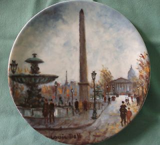Henri DArceau & Fils Plate  La Place De La Concorde