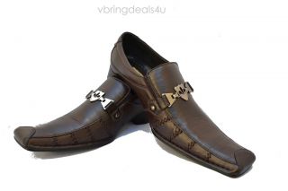 Delli Aldo Italian Style Men Shoes. Dark Brown Color,Sizes 8.5 to 13