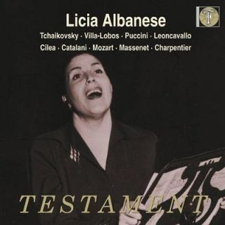 PUCCINI, GIACOMO   LICIA ALBANESE SINGS TCHAIKOVSKY, VILLA LOBOS