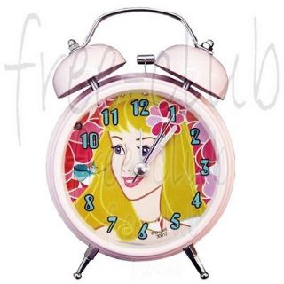 Disney Princess Aurora Sleeping Beauty Hammer Twin Bell Alarm Clock