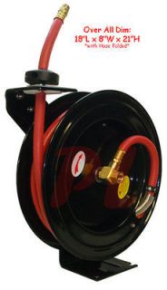 25 Retractable Air Hose Reel Wall Ceiling Truck Mount 300 PSI