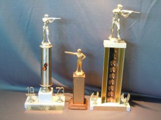 Vintage Shooting Trophies Wrightsville Trap Shoot 1973, WPPL