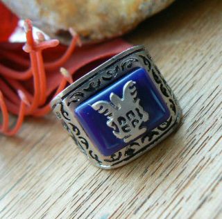 Diaries Inspired Jeremy Gilbert Alaric Ring Lapis Lazuli 7 8 9 10 11
