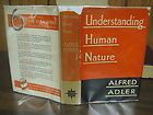 Human Nature 1927 Alfred Adler HB/DJ Rare Psychology Book